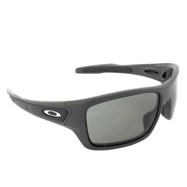 oakley turbine prizm grey rectangular mens sunglasses oo9263 926366 65_2